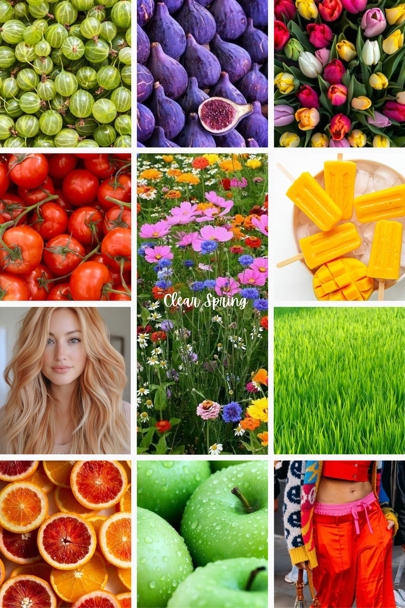 moodboard clear spring the curated self