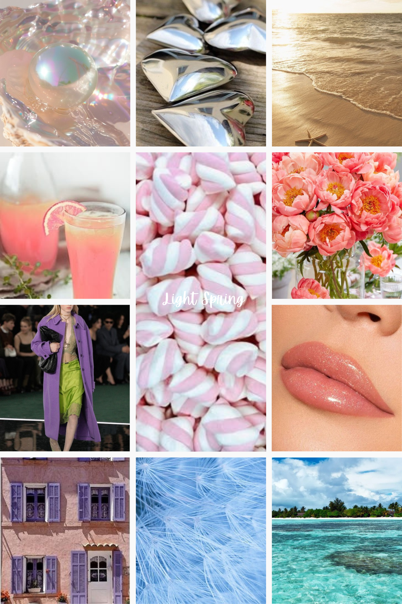 moodboard light spring the curated self